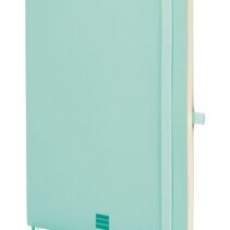 Finocam Nexo Cuaderno de Tapa Blanda - 72 Hojas - Formato B5 - 176x250mm - Papel Crema de 80g/m2 - Liso - Bolsillo Interior - Cierre con Goma - Hojas Microperforadas - Color Turquesa