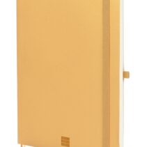 Finocam Nexo Cuaderno de Tapa Blanda - 72 Hojas - Formato B5 - 176x250mm - Papel Crema de 80g/m2 - Liso - Bolsillo Interior - Cierre con Goma - Hojas Microperforadas - Color Camel