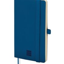 Finocam Nexo Cuaderno de Tapa Blanda - 72 Hojas - 90x150mm - Rayado Horizontal - Papel Crema de 80g/m2 - Bolsillo Interior - Portaboligrafo - Hojas Microperforadas - Color Azul Marino