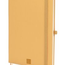 Finocam Nexo Cuaderno de Tapa Dura - 72 Hojas - Formato A5 - 148x210mm - Rayado Horizontal - Papel Crema de 80g/m2 - Bolsillo Interior - Portaboligrafo - Hojas Microperforadas - Color Camel