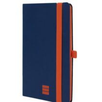 Finocam Modern Cuaderno de Tapa Ligera - 72 Hojas - 100x150mm - Papel Crema de 80g/m2 - Bolsillo Interior - Cierre con Goma - Hojas Microperforadas - Color Azul