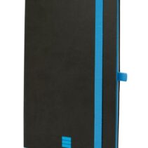 Finocam Modern Cuaderno de Tapa Ligera - 72 Hojas - Formato A5 - 148x210mm - Papel Crema de 80g/m2 - Bolsillo Interior - Cierre con Goma - Hojas Microperforadas - Color Negro