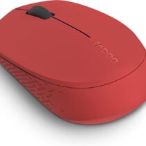Rapoo M100 Silent Raton Inalambrico - Bluetooh y 2.4GHz - 1300 DPI - Autonomia 9 Meses - Color Rojo
