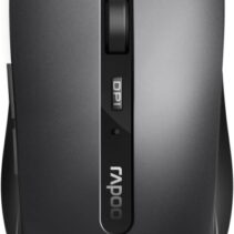 Rapoo 7200M Raton Inalambrico - Bluetooh y 2.4GHz - 1600 DPI - Autonomia 9 Meses - Color Negro