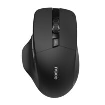 Rapoo M610 Raton Inalambrico - Bluetooh y 2.4GHz - 1600 DPI - Bateria Recargable Ecologica - Color Negro
