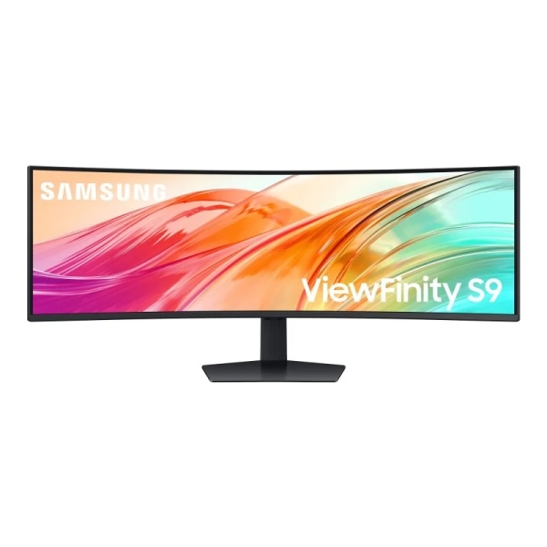 Samsung ViewFinity S9 S95UF Monitor 49" VA Curvo Dual QHD 120Hz HDR - Respuesta 5ms - Altavoces 10W - Ajustable en Altura