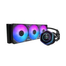 Cooler Master Masterliquid 360 Atmos II LCD ARGB Kit de Refrigeracion Liquida - Ventiladores Preinstalados - Dual Chamber - Pantalla de 2.1" - Color Negro