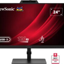 ViewSonic VG2441V Monitor LED 27" IPS FHD - Respuesta 4ms - Altavoces 4W - Webcam - Ajustable en Altura