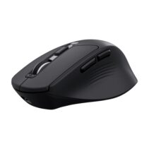 Trust Niven Raton Inalambrico de 7 Botones - Ajustable hasta 3200dpi - Bluetooth - Recargable - Indicadores LED - Clic Silencioso - Receptor USB-C - Multidispositivo - 44x73x110mm - Color Negro