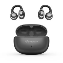 Energy Sistem ChicPods Auriculares True Wireless - Bluetooth 5.4 - 23h Autonomia - Tecnologia Open Sound - Microfono con Reduccion de Ruido - Asistente de Voz Integrado - Diseño Curved-Fit - Color Negro
