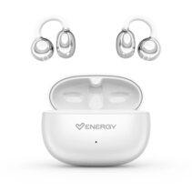Energy Sistem ChicPods Auriculares True Wireless - Bluetooth 5.4 - 23h Autonomia - Tecnologia Open Sound - Microfono con Reduccion de Ruido - Asistente de Voz Integrado - Diseño Curved-Fit - Color Blanco