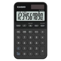 Casio SL-310YC Calculadora de Bolsillo con Pantalla LCD de 10 Digitos - Calculo de Impuestos - Alimentacion Solar y Pilas - Compacta y Ligera - Color Negro