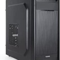 Tooq Prisma Ultra Caja Semitorre ATX - Fuente de Alimentacion 500W - Ventilador 120mm - Bahias 3x 5.25" / 3x 3.5" / 2x 2.5" - 2xUSB - USB-C - Audio HD - Microfono - 405x180x410mm - Color Negro