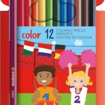 Stabilo Color Pack con 12 Lapices de Colores - Mina de 2.5mm - Ideal para el Colegio - Colores Surtidos