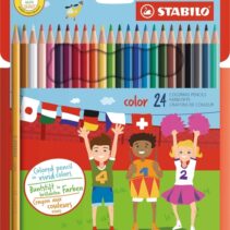 Stabilo Color Pack con 24 Lapices de Colores - Mina de 2.5mm - Ideal para el Colegio - Colores Surtidos