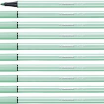 Stabilo Pen 68 Rotulador de Punta de Fibra - Trazo de 1mm aprox. - Tinta con Base de Agua - Color Verde Hielo