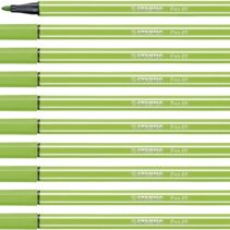 Stabilo Pen 68 Rotulador de Punta de Fibra - Trazo de 1mm aprox. - Tinta con Base de Agua - Color Verde Claro