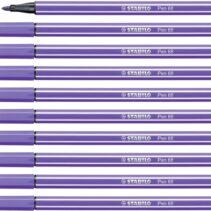Stabilo Pen 68 Rotulador de Punta de Fibra - Trazo de 1mm aprox. - Tinta con Base de Agua - Color Violeta