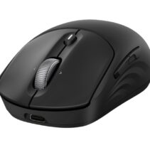 HP 705 Raton Inalambrico Recargable Ultra‑Rapido - Sensor Multi‑Superficie 6000 DPI - 7 Botones Programables - 2.4GHz  y Bluetooth - Color Negro