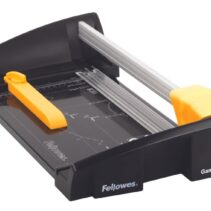 Fellowes Gamma Cizalla de Papel - Formato A3 - Pinza - Brazo Extensible - Guias de Corte - Cuchilla Autoafilable - Capacidad de Corte hasta 20 Hojas - 67x22.5x10cm - Color Negro
