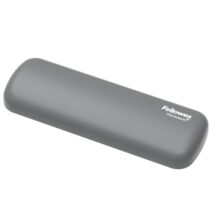 Fellowes Breyta Reposamuñecas para Raton - Proteccion Antibacteriana Microban - Revestimiento Antipolvo - Tacto Suave - Soporte Ergonomico - Alivio del Dolor - 18x6x1.75cm - Color Gris