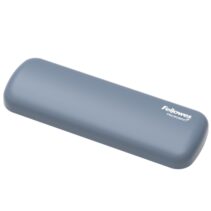 Fellowes Breyta Reposamuñecas para Raton - Proteccion Antibacteriana Microban - Revestimiento Antipolvo - Tacto Suave - Soporte Ergonomico - Alivio del Dolor - 18x6x1.75cm - Color Azul