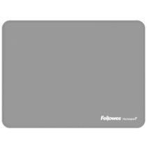 Fellowes Breyta Alfombrilla XL - Antideslizante - Proteccion Antimicrobiana - Bordes Reforzados - Fabricado con Material Reciclado - 21x28x0.25cm - Color Gris