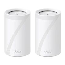 TP-Link Deco BE65 Pack de 2 Sistemas WiFi Mesh - Tribanda - Velocidad hasta 9.3Gbps - WiFi 7 - Ethernet 2.5Gbps - VPN - Color Blanco