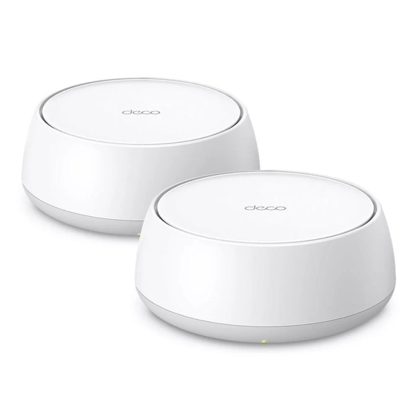 TP-Link Deco BE25 Pack de 2 Sistemas WiFi Mesh - Doble Banda - Velocidad hasta 3.6Gbps - WiFi 7 - Ethernet 2.5Gbps - VPN - Color Blanco