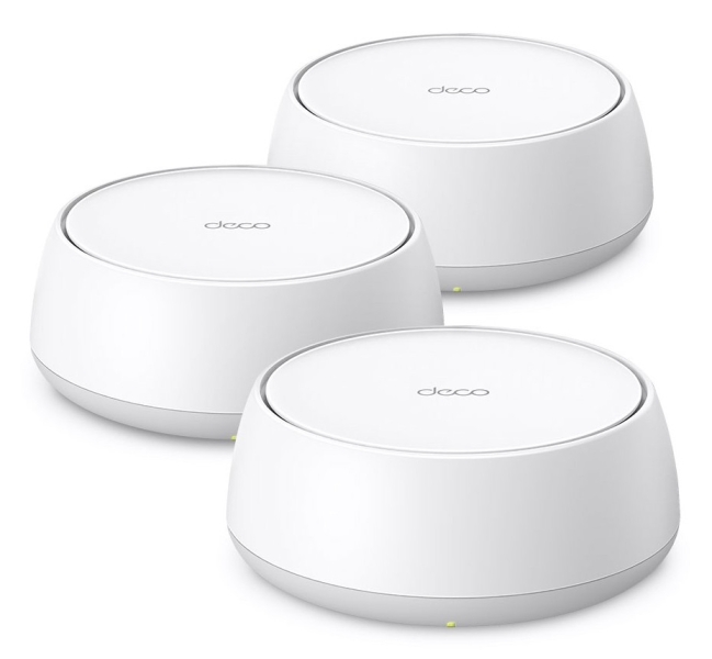 TP-Link Deco BE22 Pack de 3 Sistemas WiFi Mesh - Doble Banda - Velocidad hasta 3.6Gbps - WiFi 7 - Ethernet 1Gbps - Color Blanco