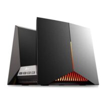 TP-Link Archer GE800 Router Tribanda - VPN - Velocidad hasta 19Gbps - 2x 10Gbps WAN/LAN - 4x 2.5Gbps LAN - USB 3.0 - WiFi 7 - Ethernet - Iluminacion RGB - Asistente de Voz - Sistema NAT - Color Negro