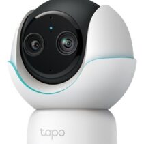 TP-Link Tapo C840 Camara de Seguridad - 2K QHD - Bluetooth - 2 Lentes - Deteccion con IA - WiFi - Vision Nocturna - Resolucion 4Mpx - Audio Bidireccional - Cancelacion de Ruido - Color Blanco y Negro