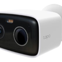 TP-Link Tapo TC80 Camara de Seguridad para Exterior - IP65 - WiFi - Ethernet - Resolucion de 2Mpx - Vision Nocturna - Color Blanco y Negro