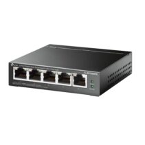 TP-Link TL-SG105MPE Switch 5 Puertos RJ45 1Gbps - Negociacion Automatica - Conmutacion hasta 10Gbps - Soporta QOS - Autorecuperacion - Plug and Play - Color Negro