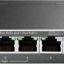 TP-Link TL-SG1006PP Switch 6 Puertos RJ45 1Gbps - No Administrado - 1x PoE++ - 3x PoE+ - Soporta QOS - Recuperacion Automatica - Conmutacion hasta 12Gbps - Color Negro