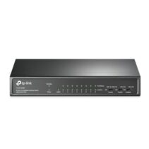 TP-Link TL-SF1009P Switch con 9 Puertos RJ45 100Mbps - No Administrado - 8xPoE+ - Plug and Play - Recuperacion Automatica - Color Negro