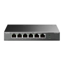 TP-Link TL-SF1006P Switch 6 Puertos RJ45 100Mbps - No Administrado - 4x PoE - Plug and Play - Autoaprendizaje MAC - Color Negro