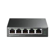 TP-Link TL-SF1005LP Switch 5 Puertos - No Administrado - 4xRJ45 PoE 100Mbps - 1xRJ45 100Mbps - Plug and Play - Autoaprendizaje MAC - Color Negro