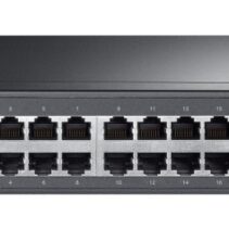 TP-Link LS1024G Switch 24 Puertos RJ45 1Gbps - No Administrado - Plug and Play - Soporta QOS - Silencioso - Conmutacion hasta 48Gbps - Carcasa Metalica - Color Negro
