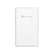 TP-Link Omada EAP625GP-Wall Punto de Acceso de Doble Banda - PoE - Velocidad 1.8Gbps - Cobertura hasta 50m2 - 120 Clientes - Incluye Kit de Montaje - WiFi 6 Mesh - RJ45 - Color Blanco