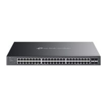 TP-Link Omada SG2452LP Switch 52 Puertos - Semigestionable - 32xRJ45 PoE+ 1Gbps - 16xRJ45 PoE++ 1Gbps - 4xSFP 1Gbps - Soporta QOS - Conmutacion 104Gbps - Carcasa Metalica - Color Negro