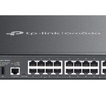 TP-Link Omada SG5428X Switch 28 Puertos - Capa 3 - 24xRJ45 1Gbps - 4xSFP+ 10Gbps - Funciones y Seguridad Avanzada - Conmutacion hasta 128Gbps - Color Negro