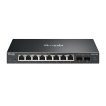 TP-Link Omada ES210X-M2 Switch 8 Puertos RJ45 2.5Gbps - Gestionado - Fuente de Alimentacion Incluida - Conmutacion hasta 80Gbps - Color Negro