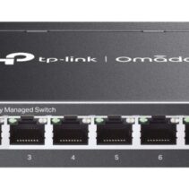 TP-Link Omada ES208G Switch 8 Puertos RJ45 1Gbps - Gestionado - Conmutacion hasta 16Gbps - Plug and Play - Soporta QOS - Color Negro