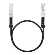 TP-Link Omada SM9220-1M Cable de Conexion Directa de 1m - Velocidad hasta 100Gbps - 30AWG - Plug and Play - Conector QSFP28 - Cobre Plateado - Color Negro