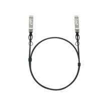 TP-Link Omada SM6220-1M Cable de Conexion Directa de 1m - Velocidad hasta 25Gbps - 30AWG - Conector SFP28 - Cobre Plateado - Color Negro