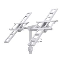 TP-Link Vigi 180W Solar Mount Soporte para Paneles Solares - Incluye Accesorios - Temperatura Regulable - Abrazadera Integrada - Acero Galvanizado - Inclinacion Ajustable - Color Blanco