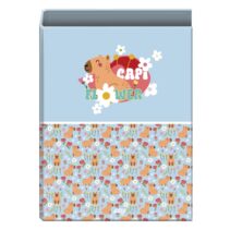 Dohe Capi Flower Carpeta con 4 Anillas de 40mm - Formato Folio - Guardas Impresas - Cubierta de Carton Plastificado - 26x34x6cm - Multicolor