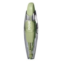 Dohe Colour Vibes Cinta Correctora - 5mm x 6m - Pulsador Retractil - Recargable - Cuerpo Ergonomico - Color Verde