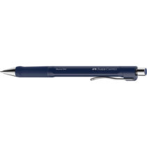 Faber-Castell Beyond Ball Boligrafo Retractil - Punta 1mm - Trazo de 0.5mm - Grip de Agarre - Tinta Azul - Color del Cuerpo Azul
